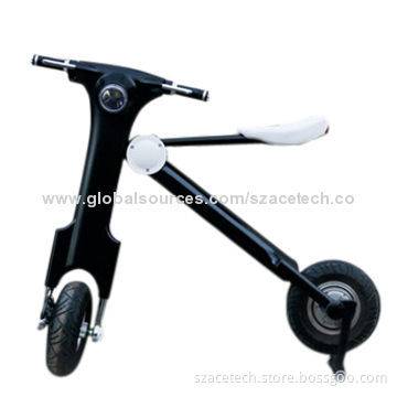 Foldable E-bike with foldable design, full aluminum alloy body, lightweight, 30kg